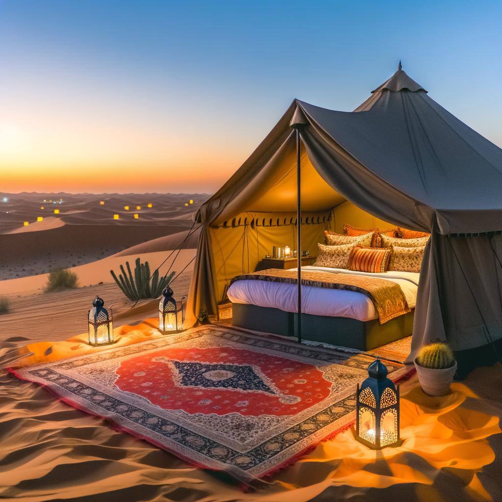 1. Luxury Desert Glamping