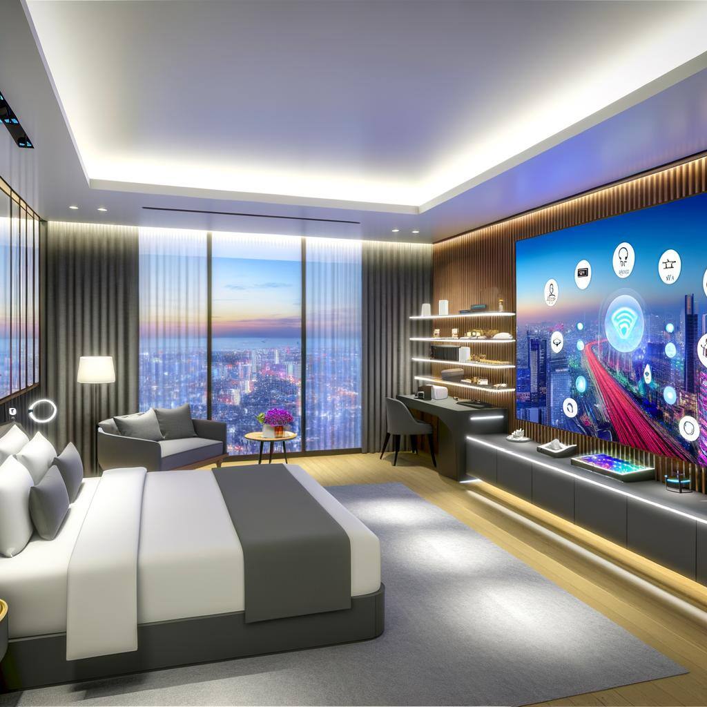smart hotel room